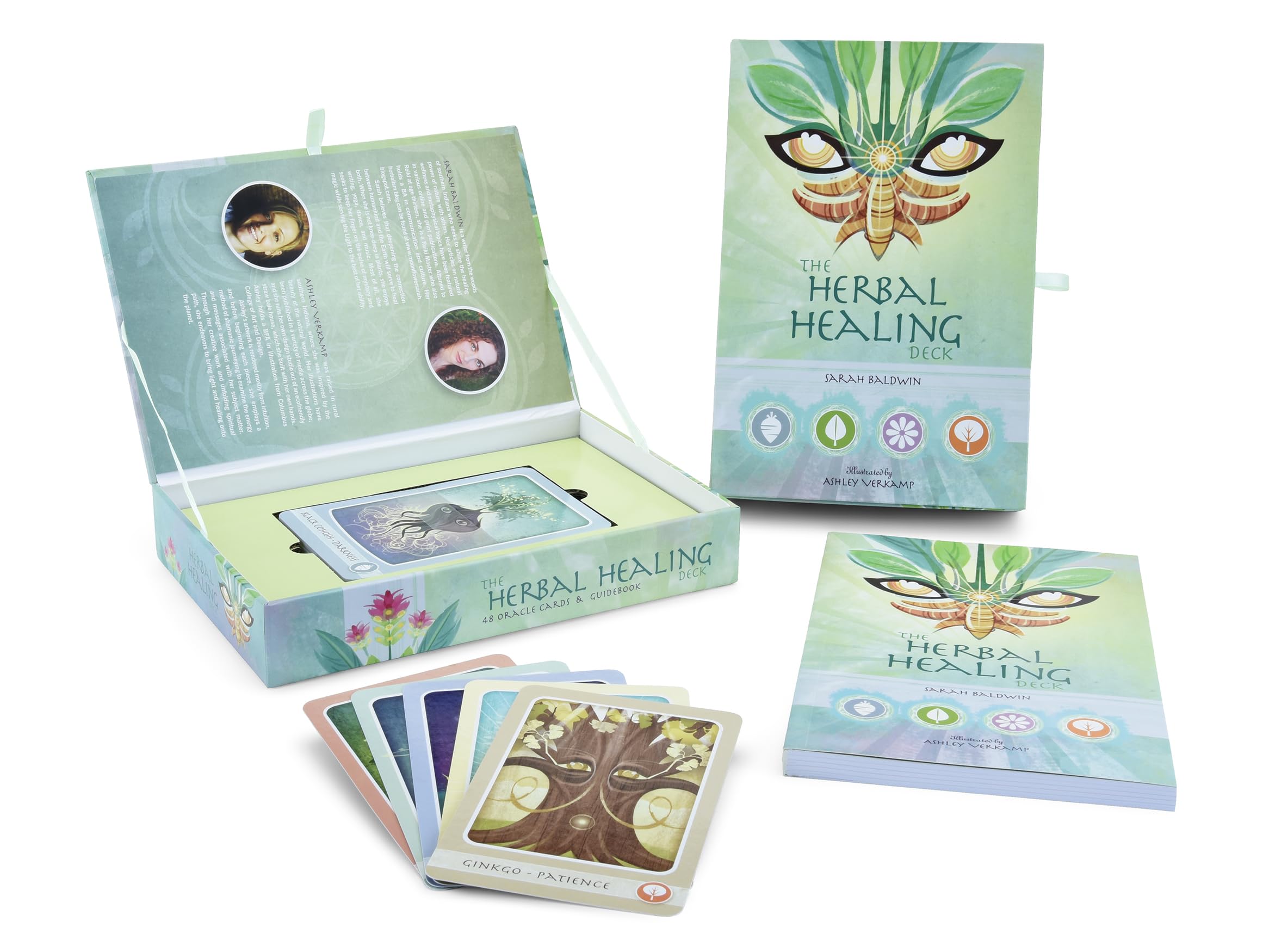 The Herbal Healing Deck: (Oracle Kit Box Set with 48 Cards and Guide Book) Health, Nutrition & Fitness