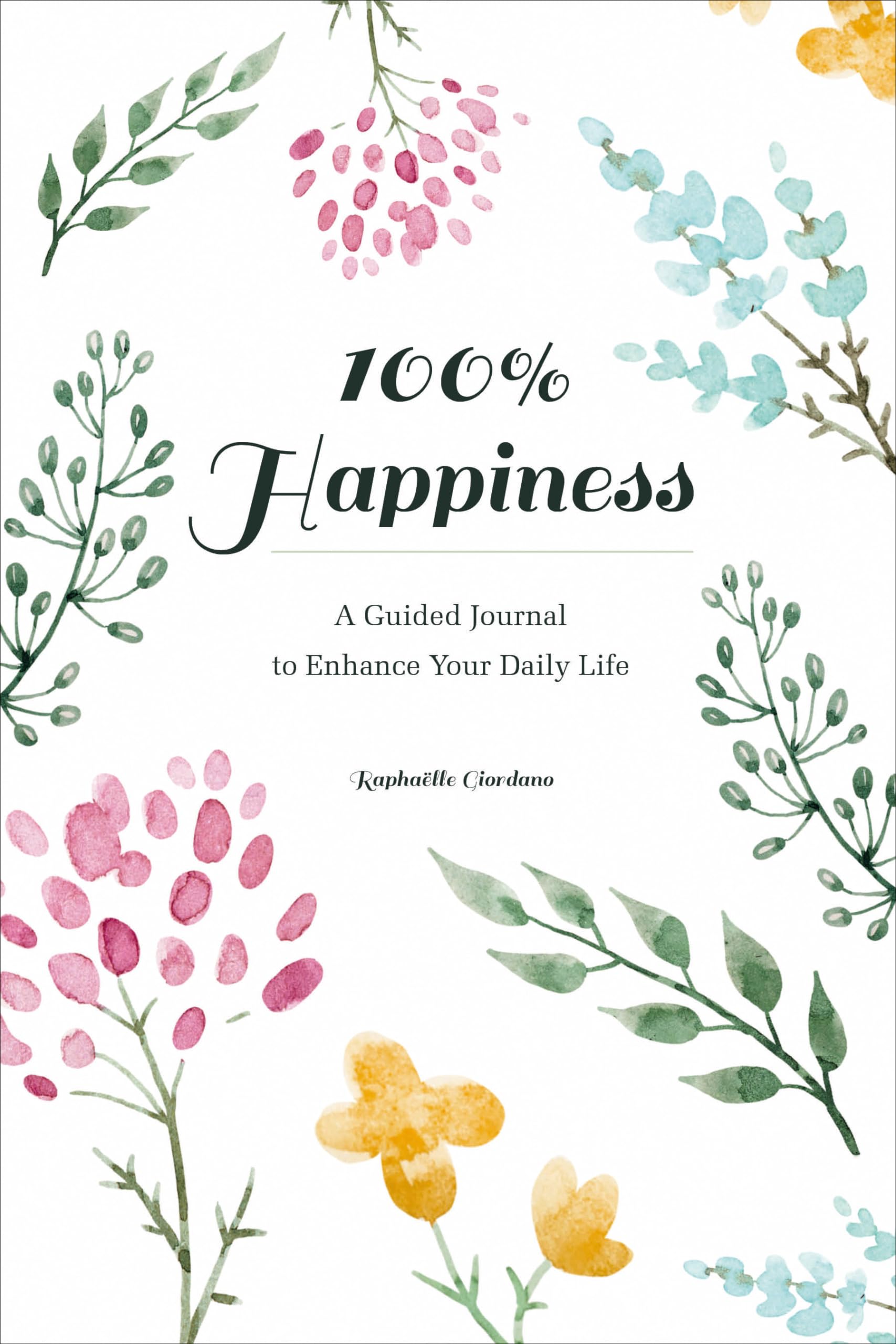 100% Happiness: A Guided Journal to Enhance Your Daily Life Business, Finance & Career