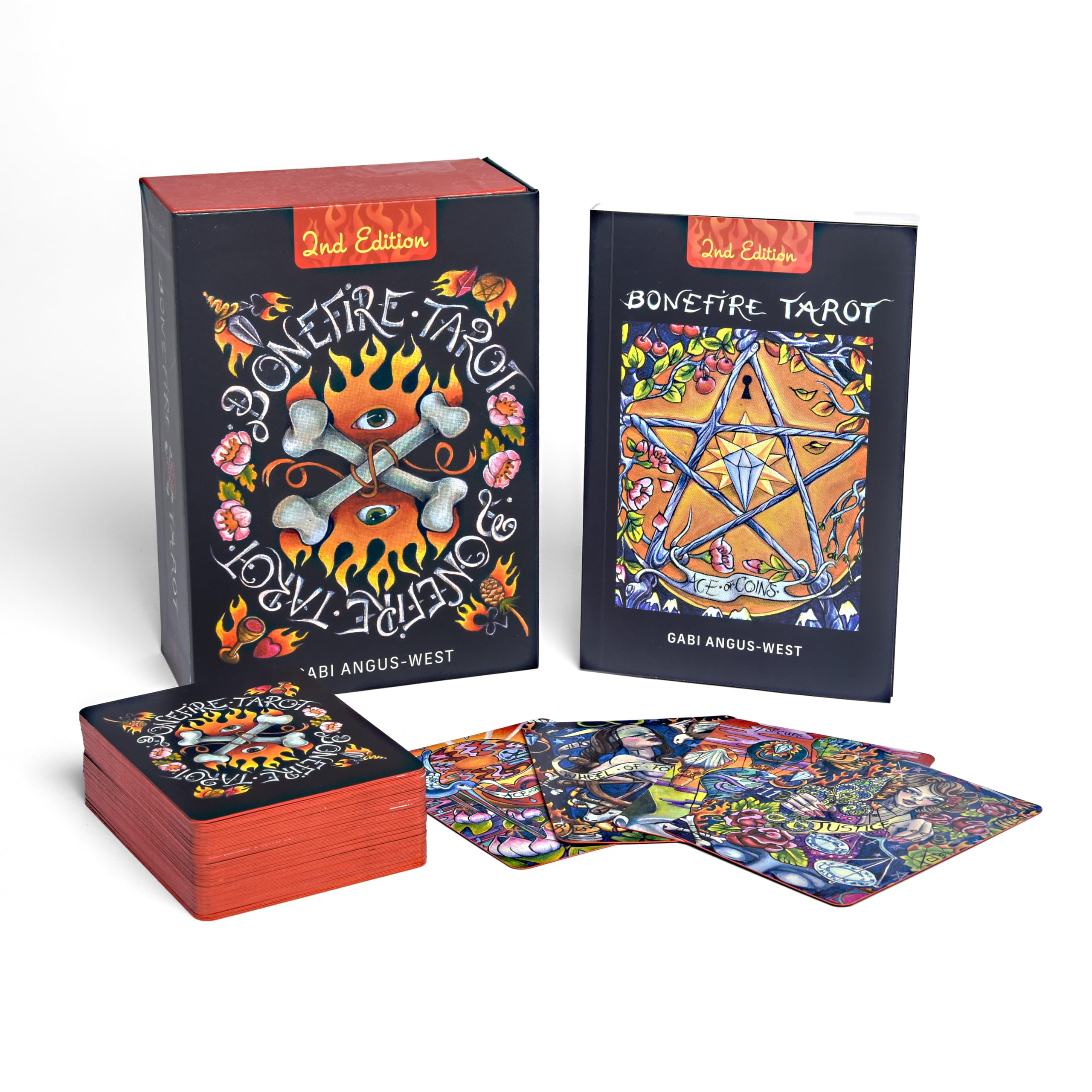 Bonefire Tarot: (Tarot Kit Box Set with 78 Cards and Guide Book) Religion & Esotericism