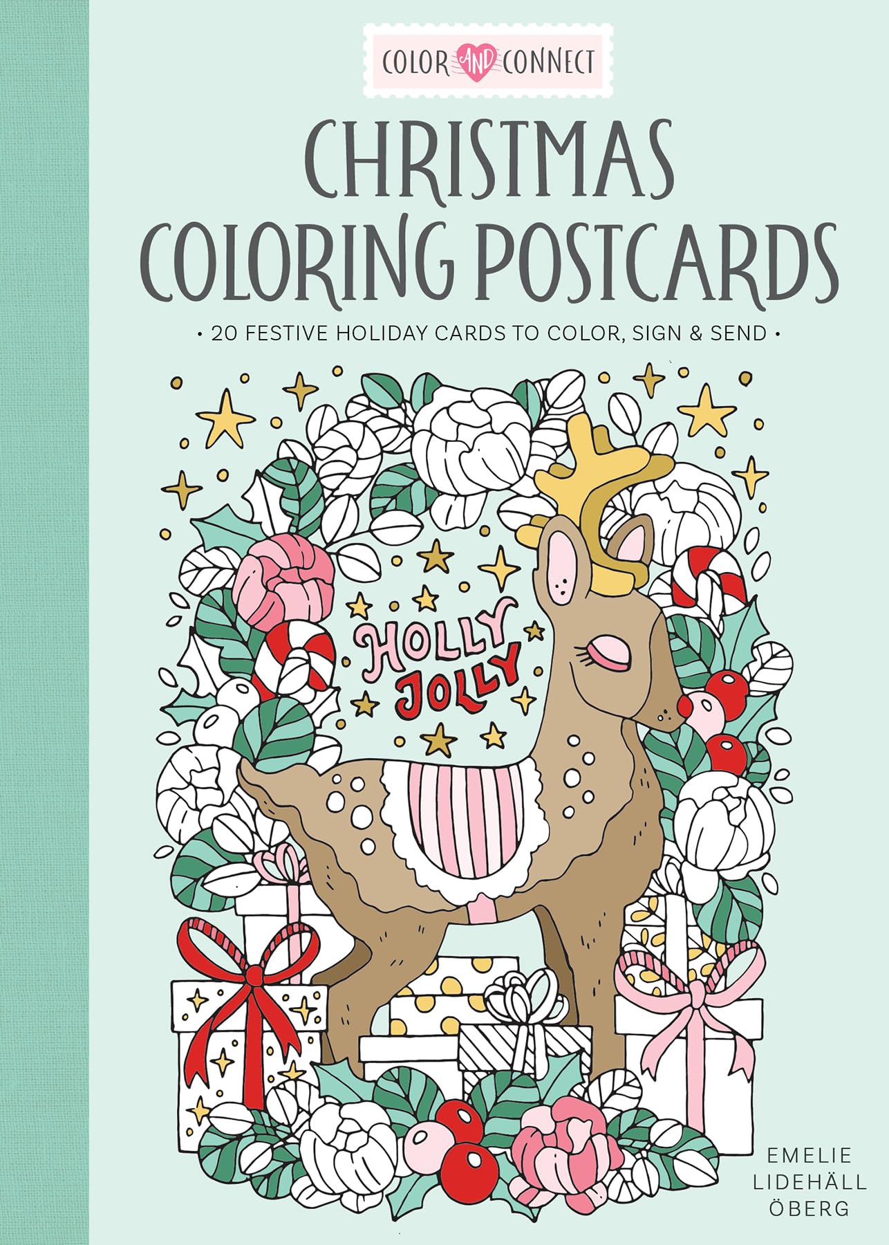 Christmas Coloring Postcards: 20 Festive Holiday Cards to Color, Sign, and Send (Color and Connect) Hobbies & Crafts