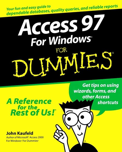 Product Image: Access 97 For Windows For Dummies (For Dummies Series)