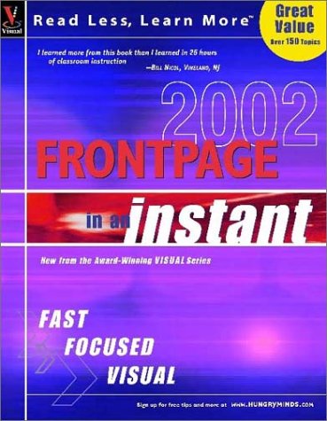 Product Image: FrontPage 2002 in an Instant (Frontpage in an Instant)