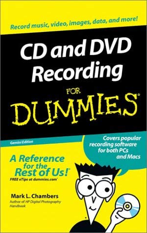 Product Image: CD and DVD Recording for Dummies, Gemini Edition (Custom Book)