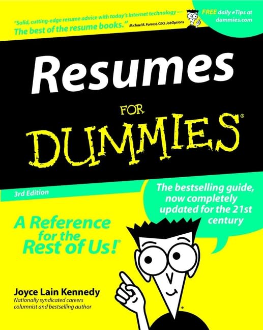 Product Image: Resumes For Dummies