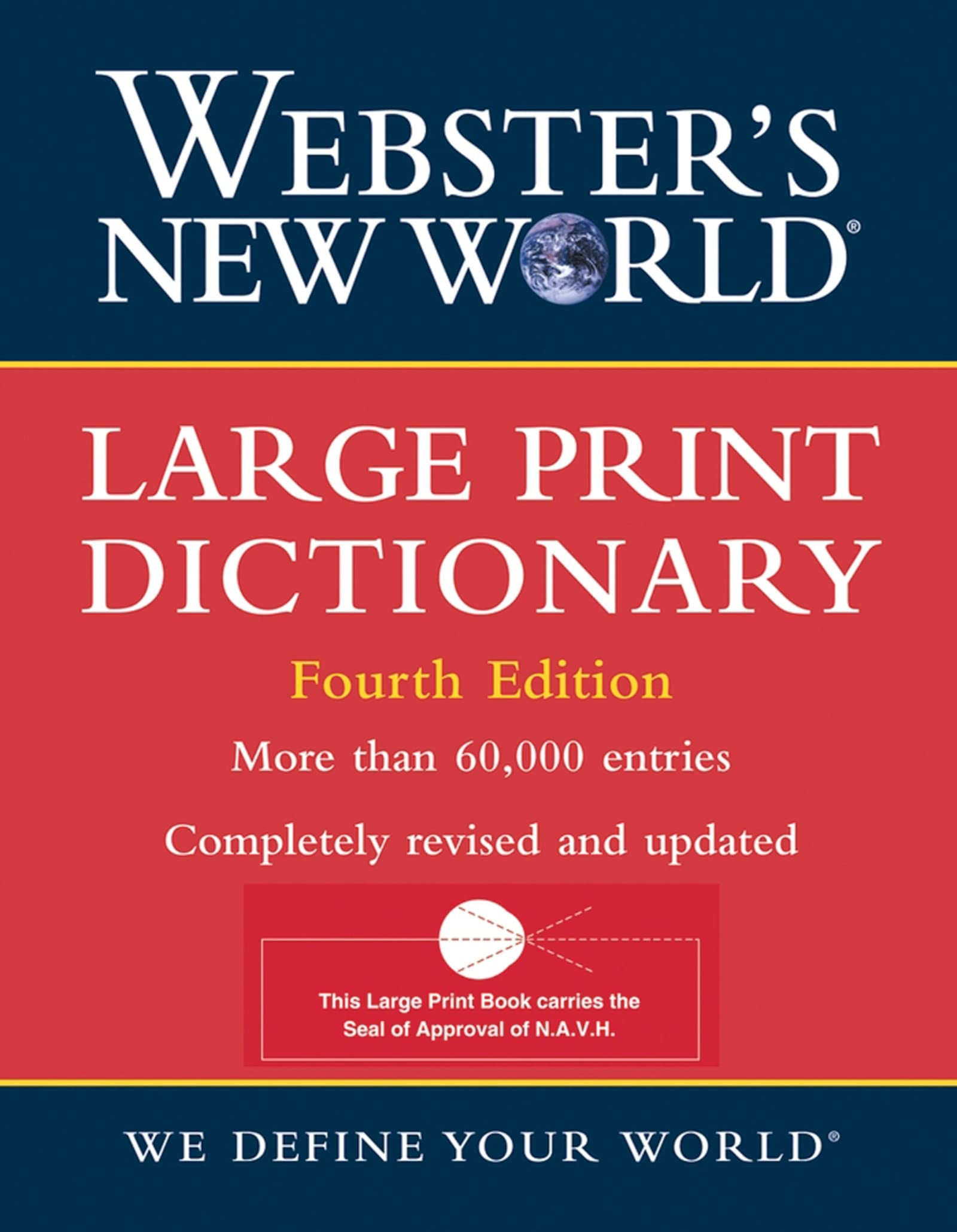 Webster's New World Large Print Dictionary 4th edition Foreign Languages ​​& Dictionaries