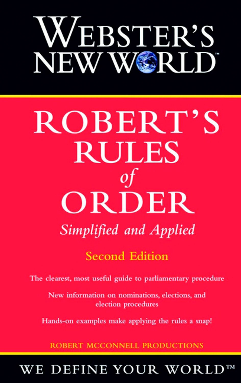 Webster's New World Robert's Rules of Order Simplified and Applied, 2nd Edition Social Sciences