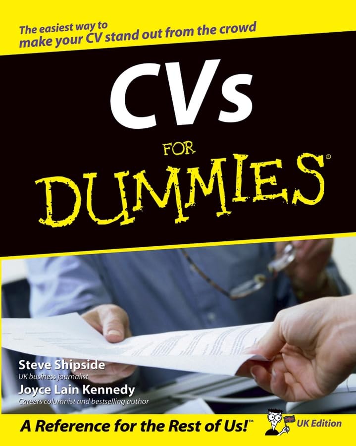 Product Image: CVs for Dummies: UK Edition
