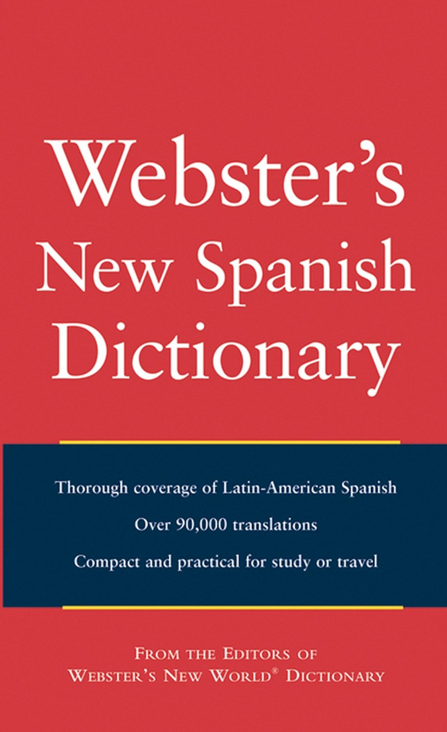 Webster's New World Spanish Dictionary book