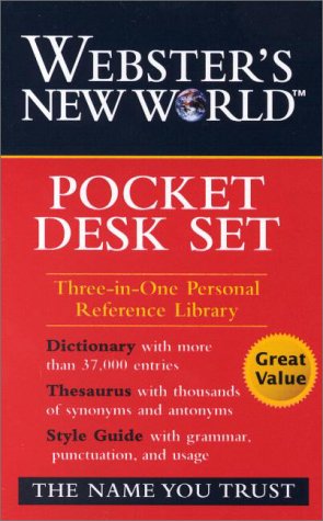 Wnw Dictionary, Thesaurus, Style Guide Pocket Deskset General education