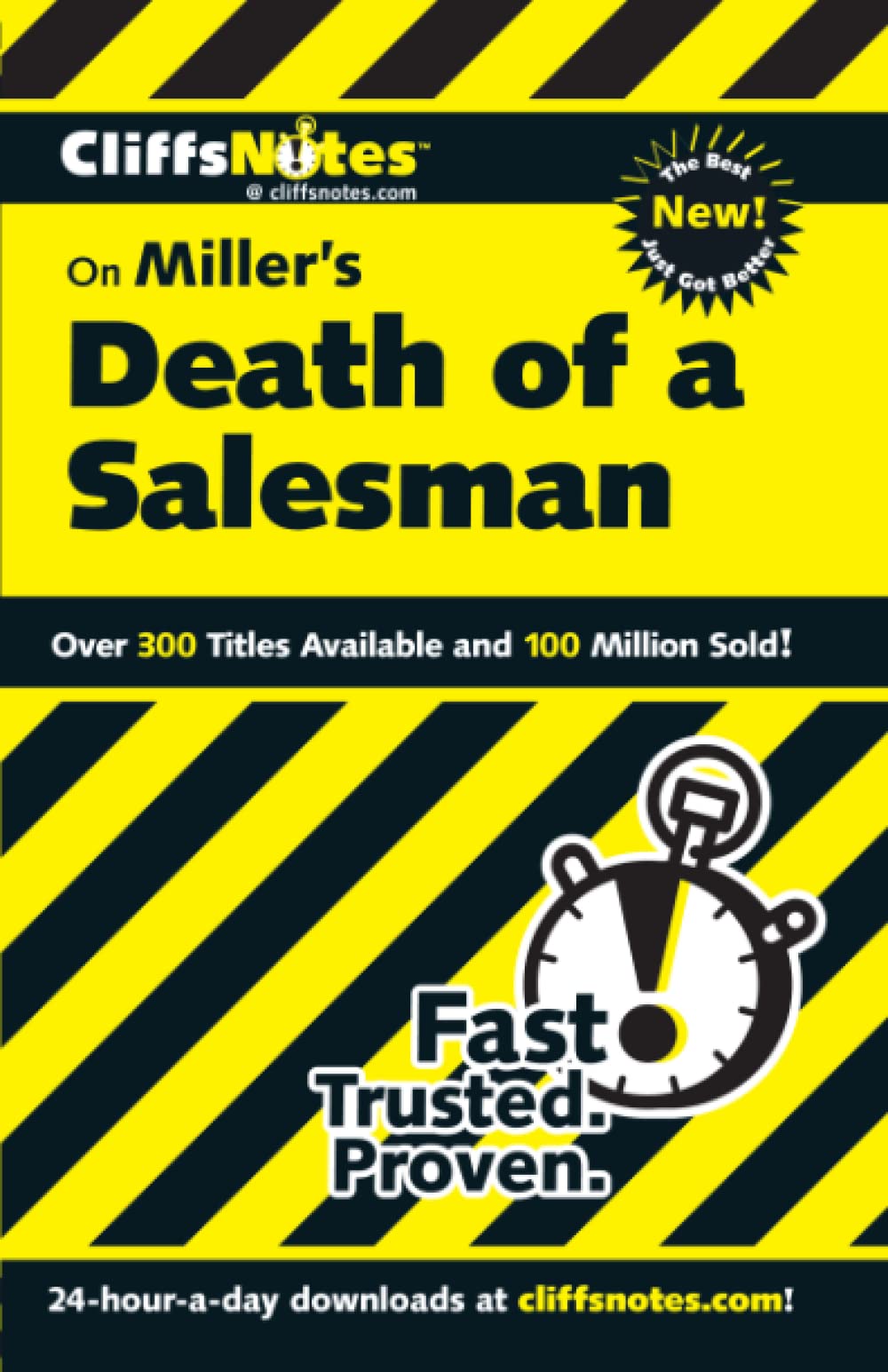 Cliffsnotes on Miller's Death of a Salesman book