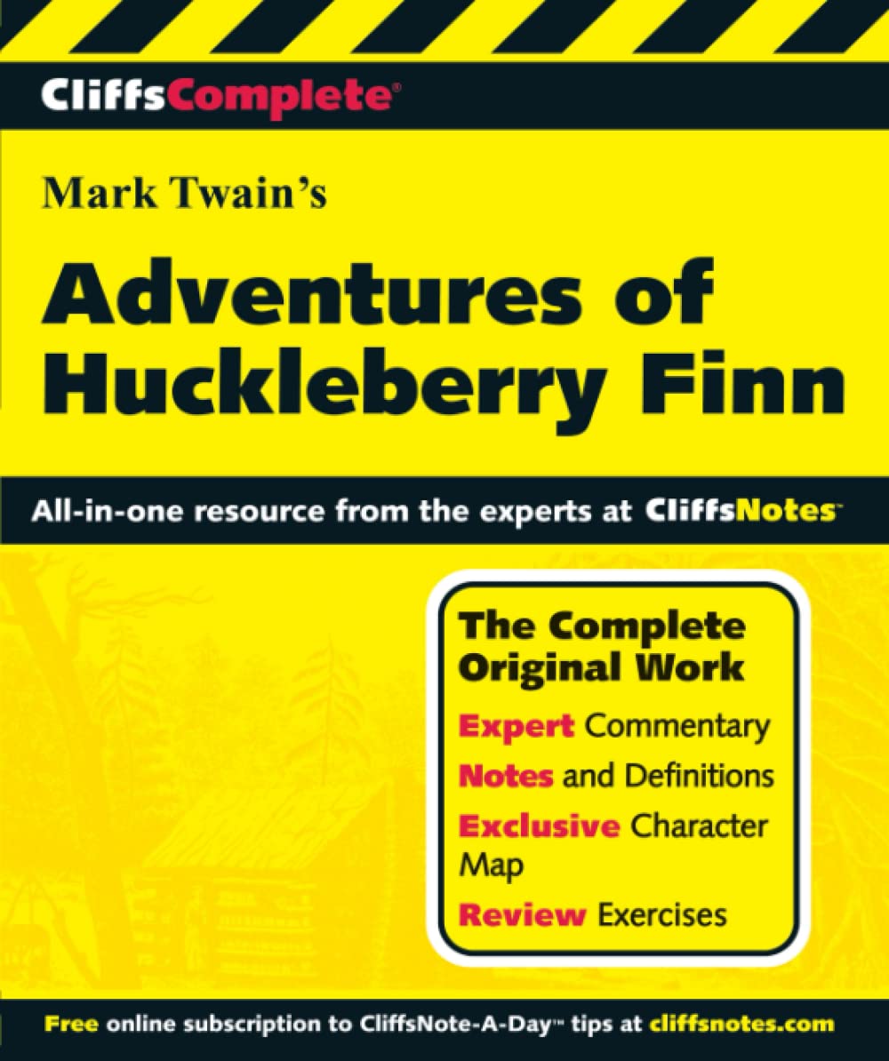 CliffsComplete Mark Twain's The Adventures of Huckleberry Finn book