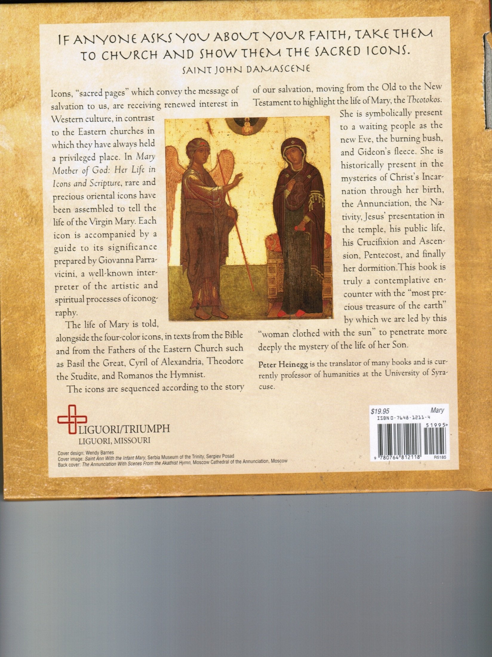 Mary, Mother of God: Her Life in Icons and Scripture Politics & Society