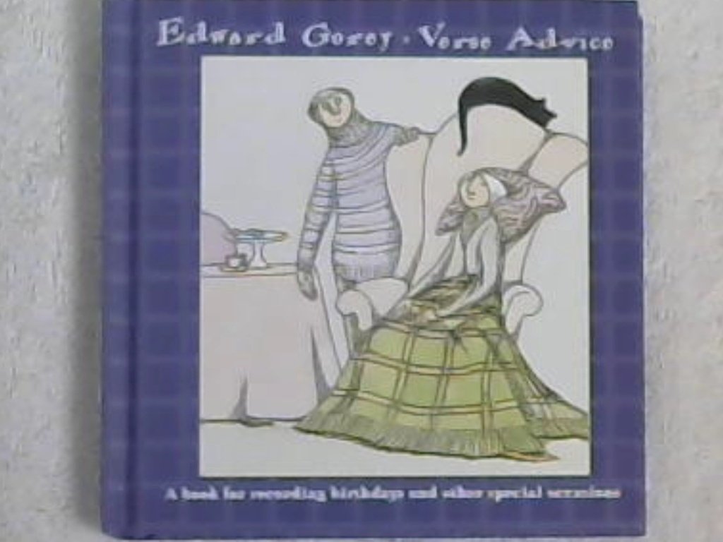 Edward Gorey Verse Advice: Birthday Book Leisure, Home & Garden