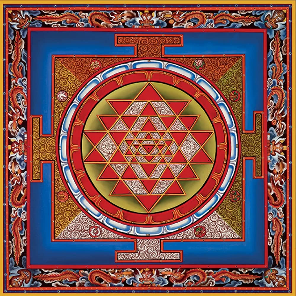 Paul Heussenstamm Sri Yantra Intimacy 1000-Piece Jigsaw Puzzle Books