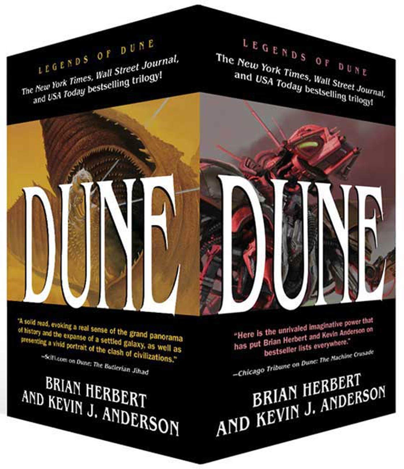 Dune Boxed Mass Market Paperback Set #1: The Butlerian Jihad, the Machine Crusade, the Battle of Corrin (Legends of Dune) Contemporary literature Books