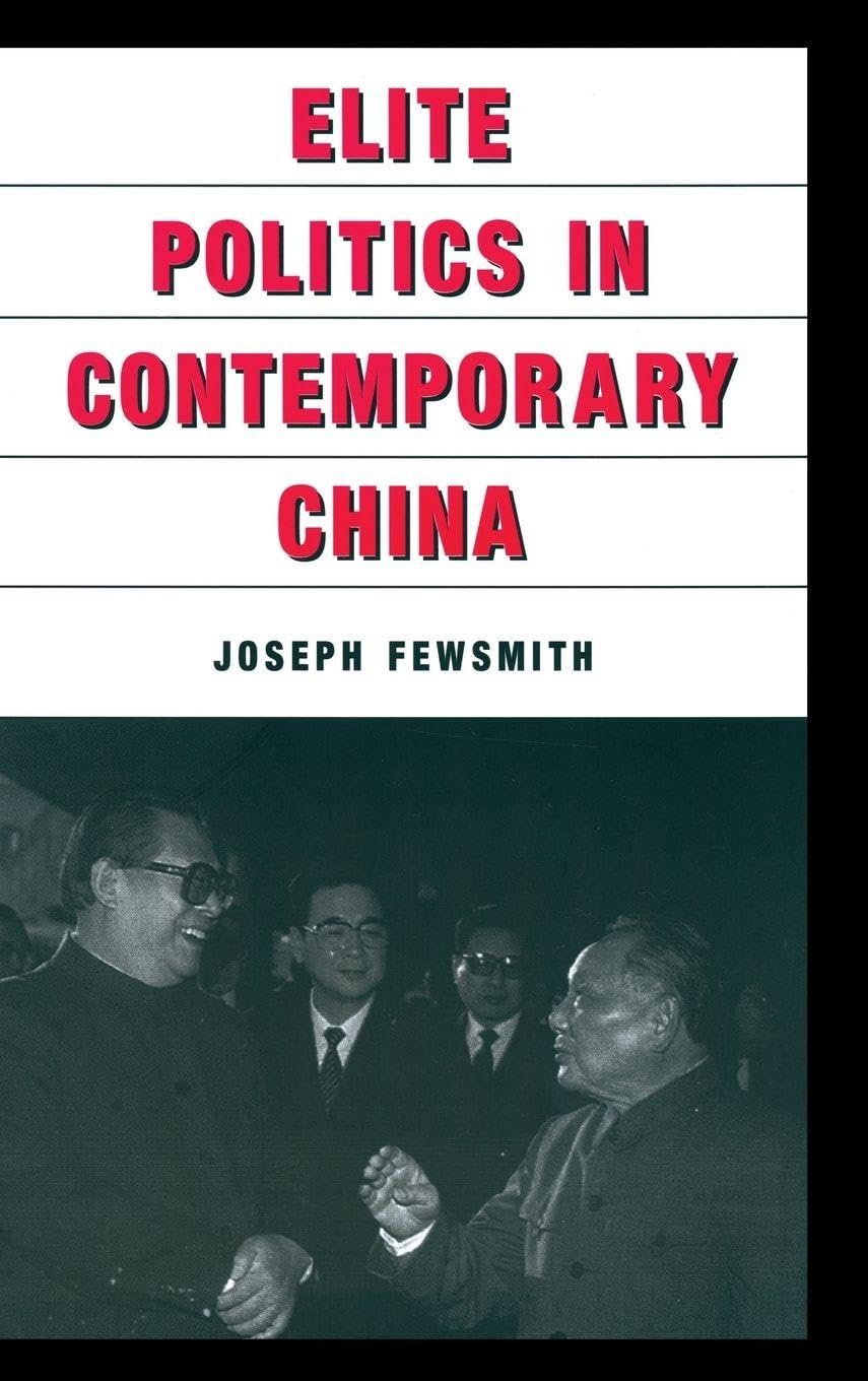 Elite Politics in Contemporary China Social Sciences