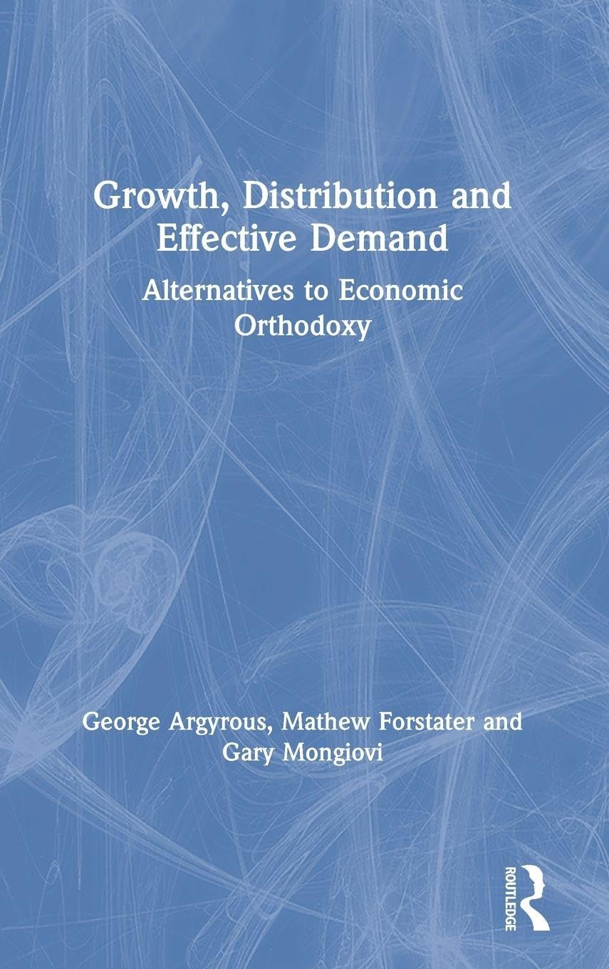 Product Image: Growth, Distribution and Effective Demand
