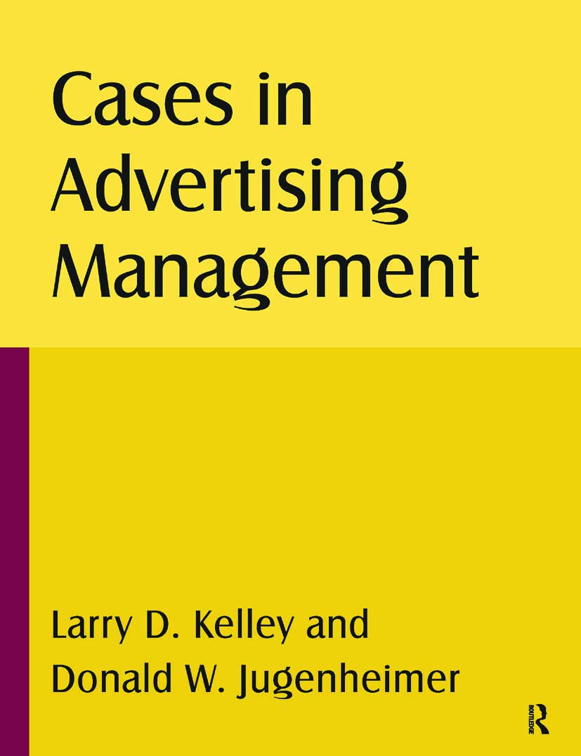 Cases in Advertising Management Business, Finance & Career