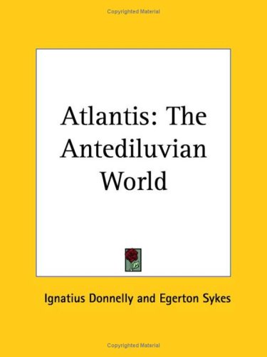 Atlantis: The Antediluvian World 1950 Books