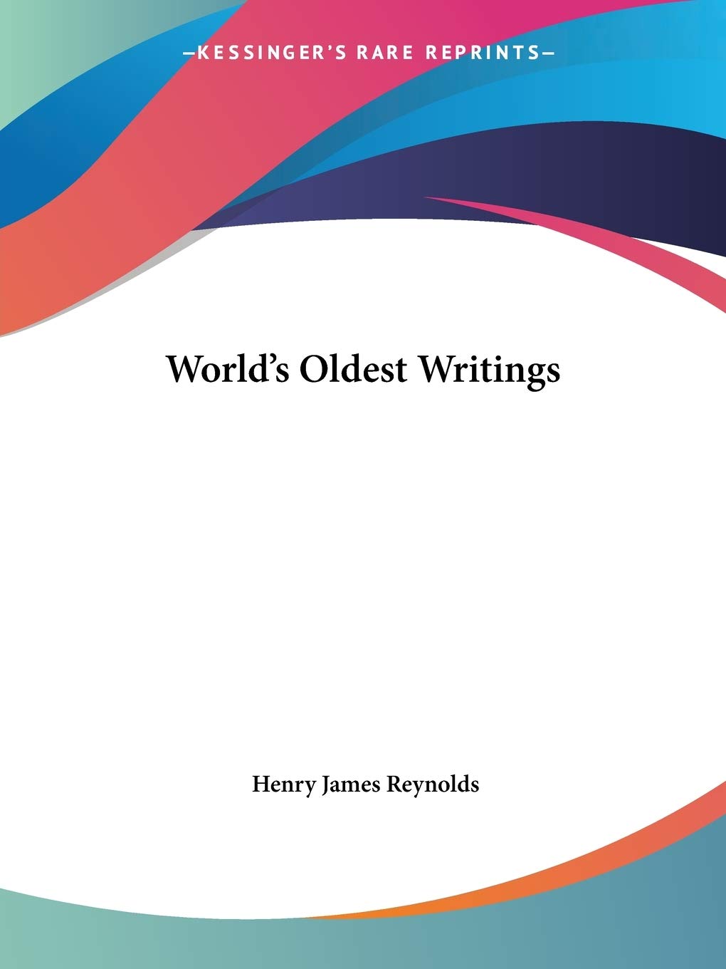 World's Oldest Writings 1938 Philosophy