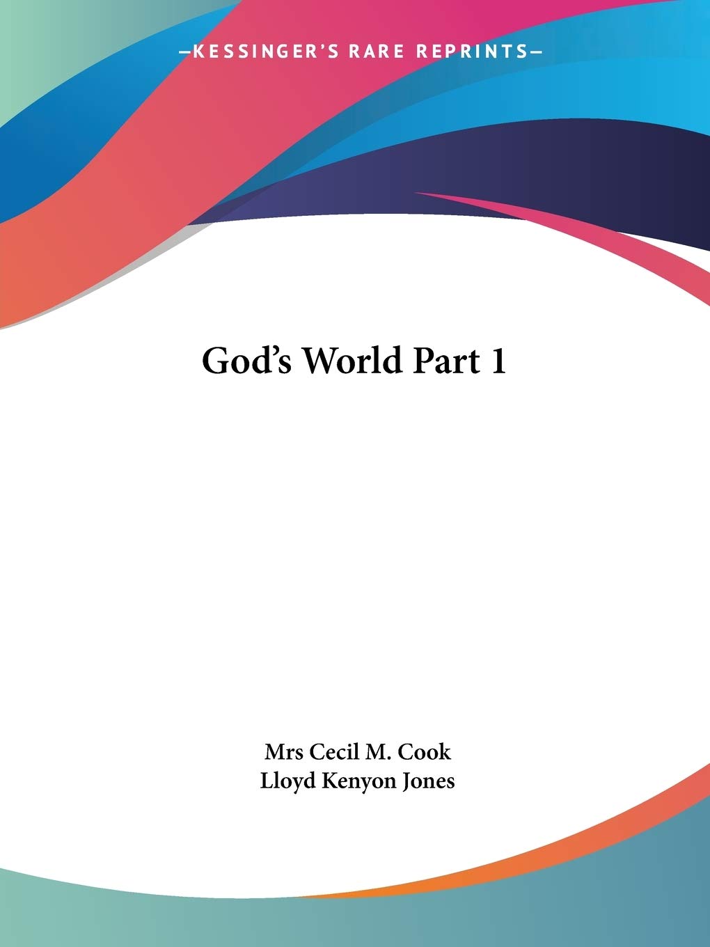 God's World 1919 (God's World Vol. 1 (1919)) Religion & Esotericism