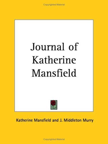 Journal of Katherine Mansfield 1927 Contemporary literature