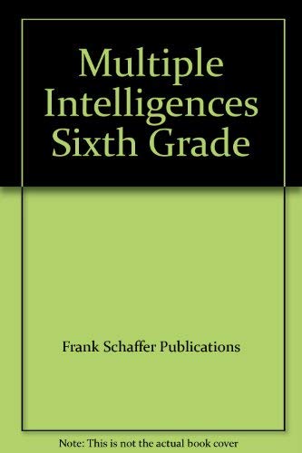 Product Image: Multiple Intelligences: Teaching Kids The Way They Learn, Grade 6