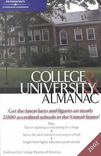 COLLEGES & UNIVERSITY ALMANAC 2002 (Peterson's College & University Almanac) Study Guides