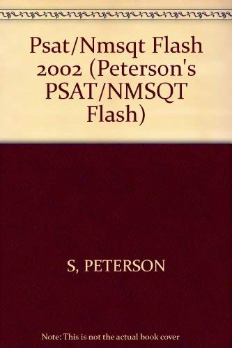 Peterson's Psat/Nmsqt Flash 2002 (IN A FLASH PSAT) Learning & Reference