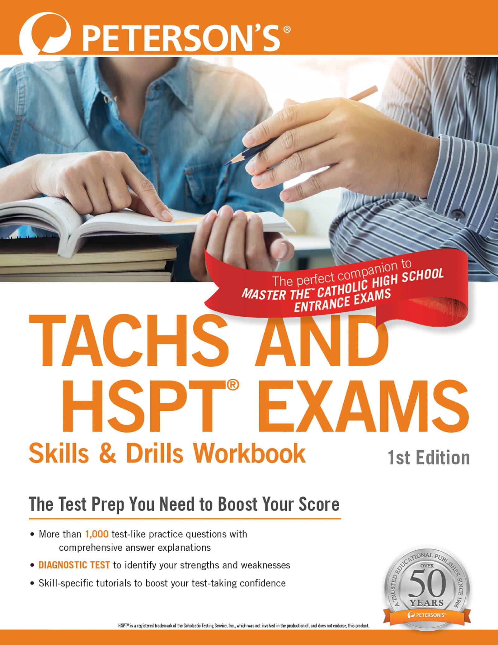 Peterson’s TACHS and HSPT Exams Skills & Drills Workbook Study Guides