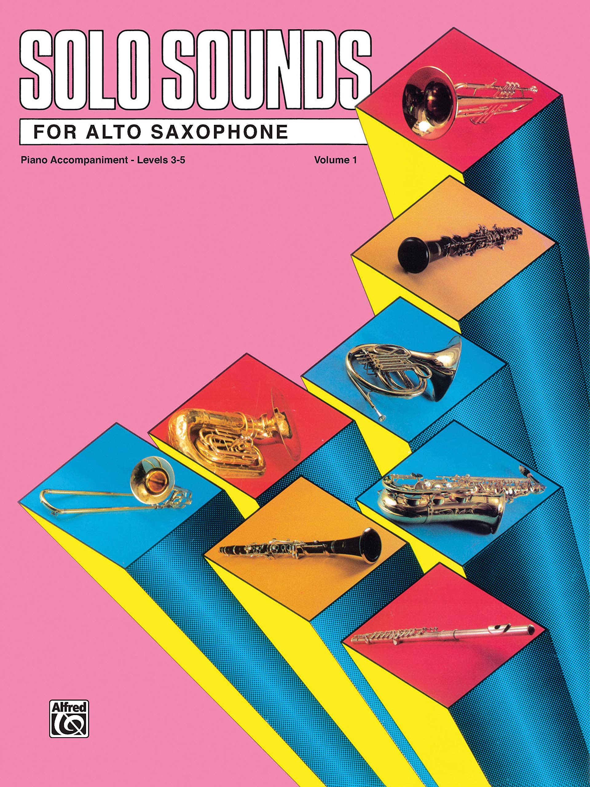 Solo Sounds for Alto Saxophone, Levels 3-5 (1) Arts & Music