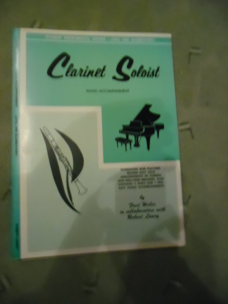 Student Instrumental Course, Clarinet Soloist, Level 1: Piano Accompany Arts & Music