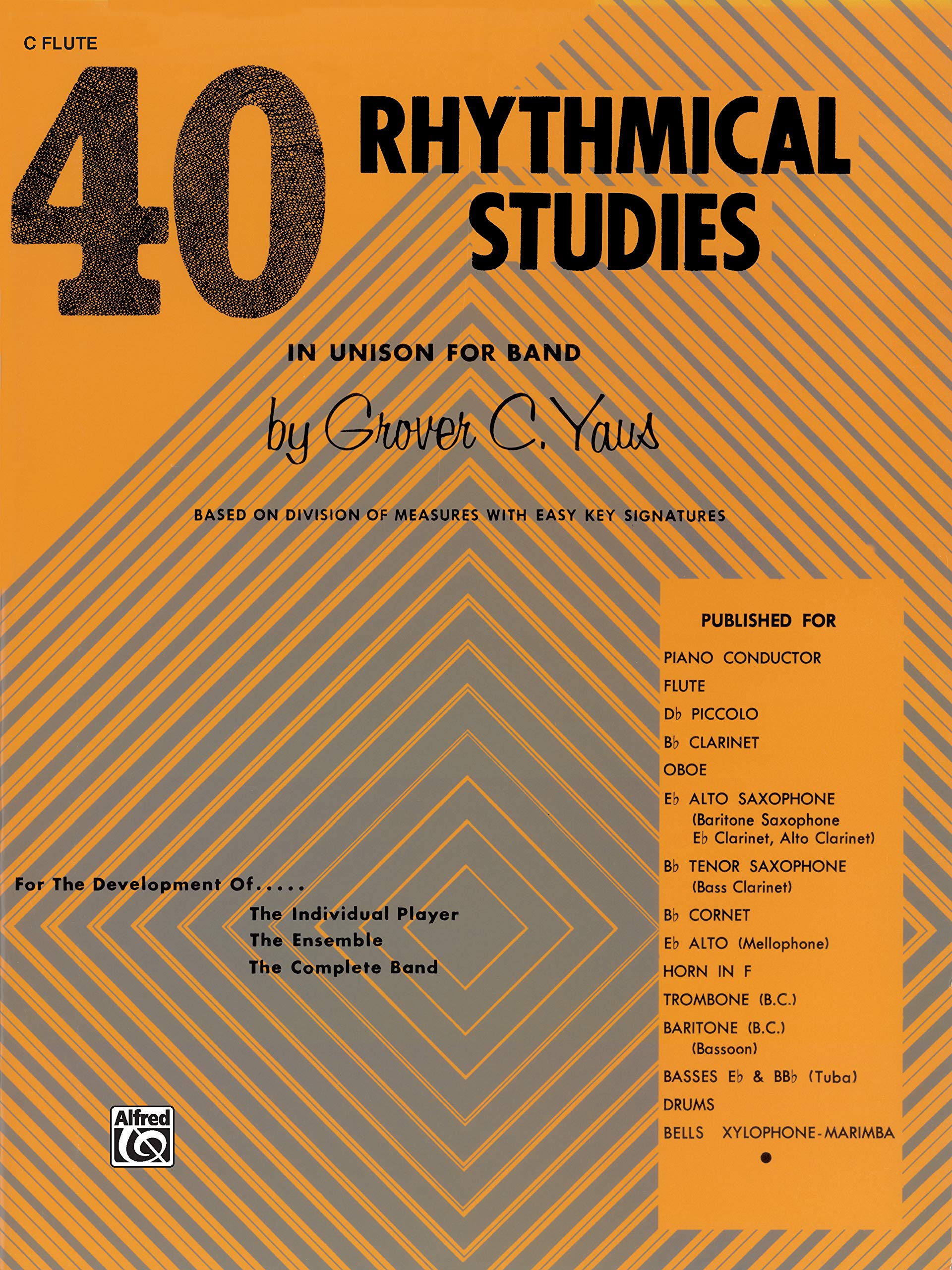 40 Rhythmical Studies: C Flute (Piccolo): Band Supplement Social Sciences
