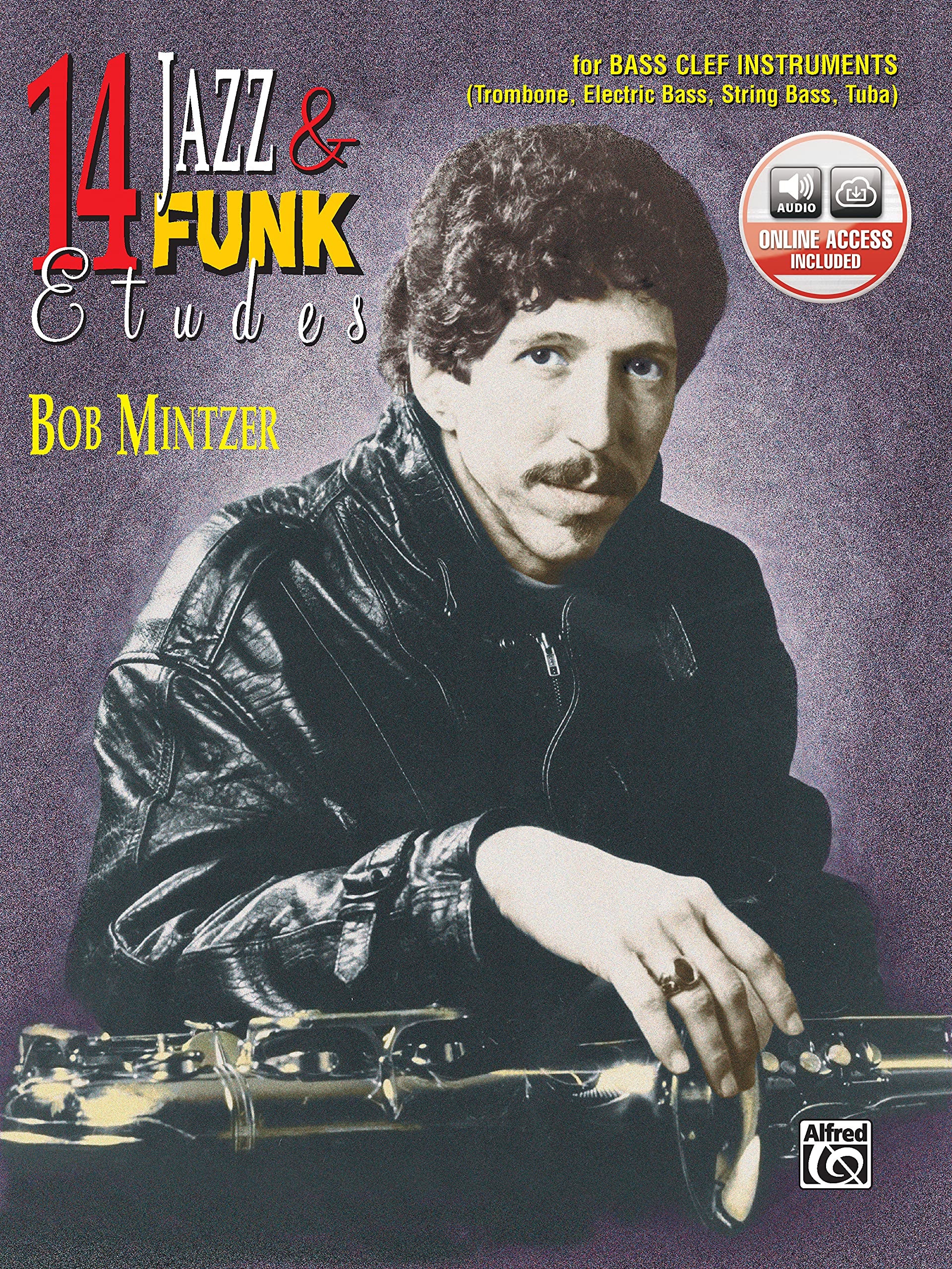 14 Jazz & Funk Etudes: For Bass Clef Instruments Trombone, Electric Bass, String Bass, Tuba Sheet Music