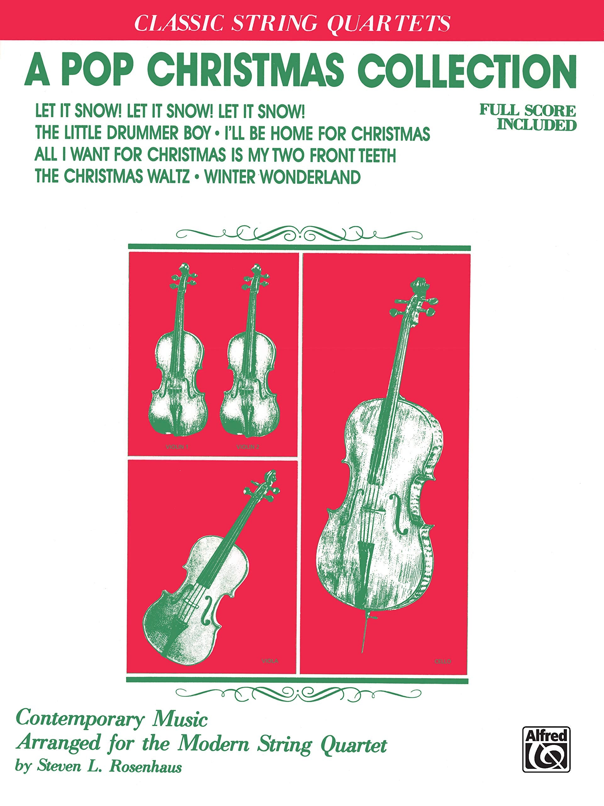 A Pop Christmas Collection: Full Score & Parts, Full Score & Parts (Classic String Quartets) Books