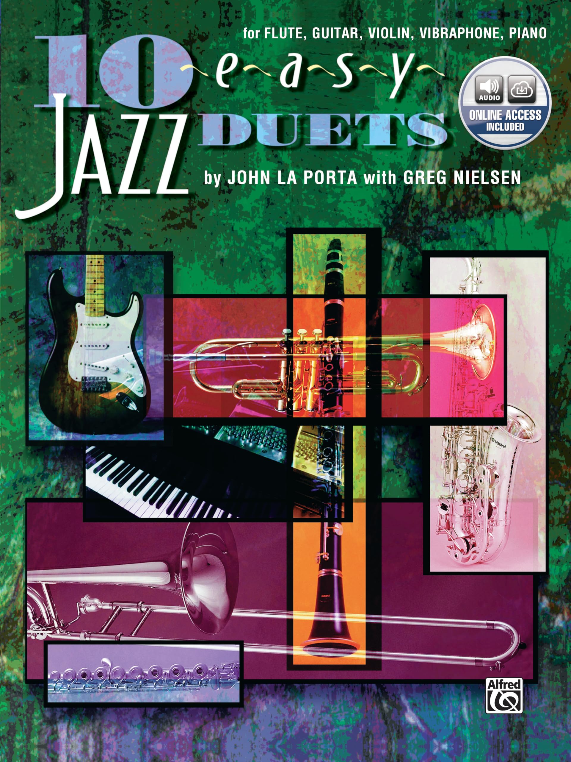 10 Easy Jazz Duets: For Flute, Guitar, Violin, Vibraphone, Piano: C Editon book