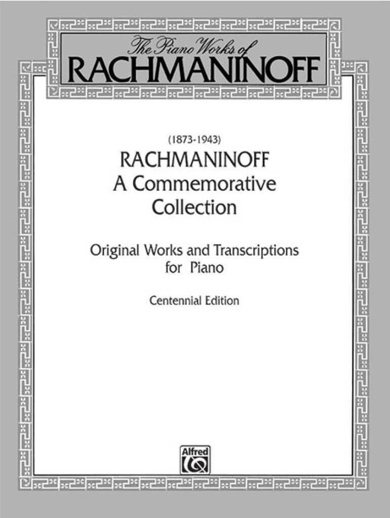 Rachmaninoff, S: COMMEMORATIVE COLL book