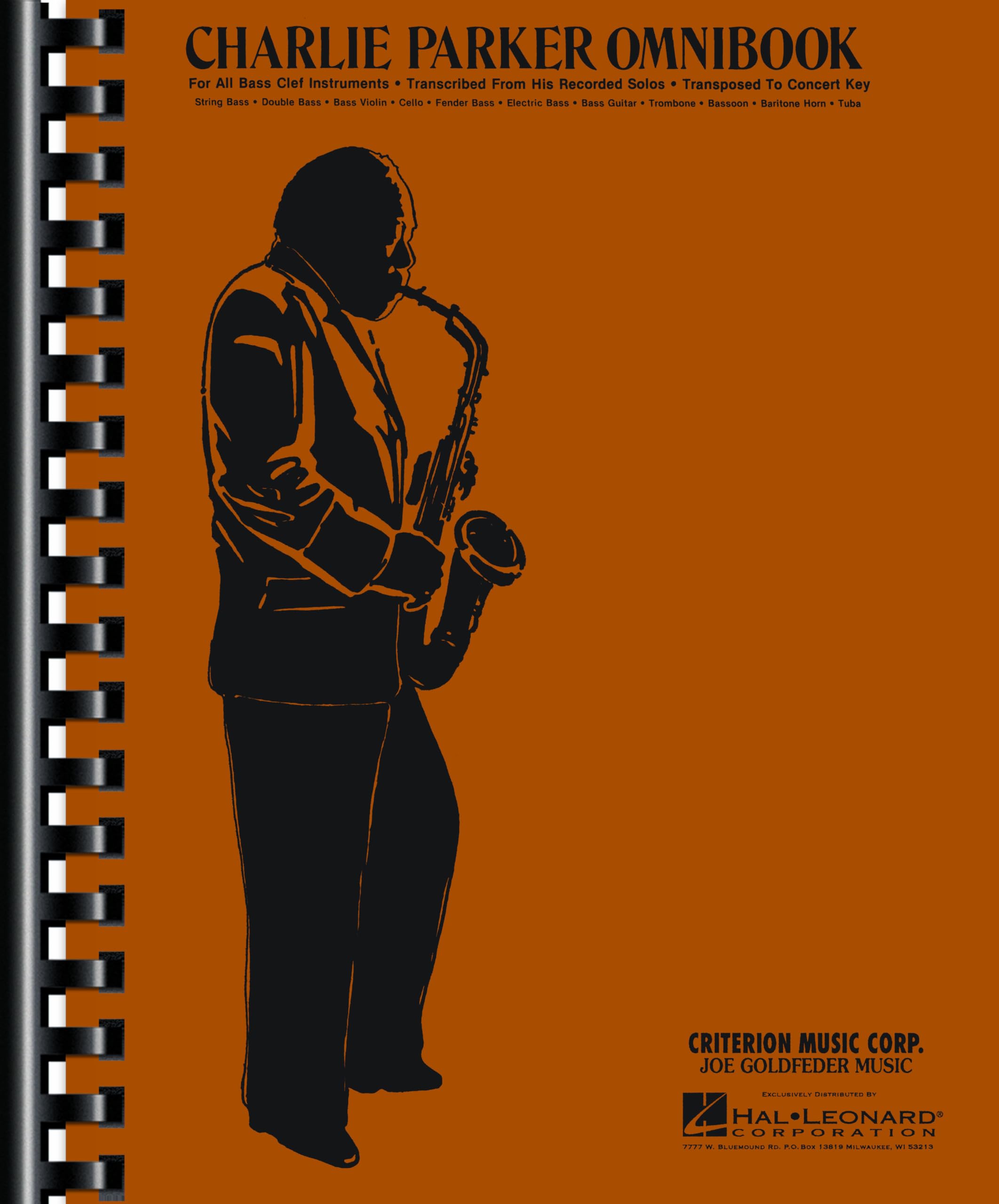 Charlie Parker Omnibooks: Bass Clef Sheet Music
