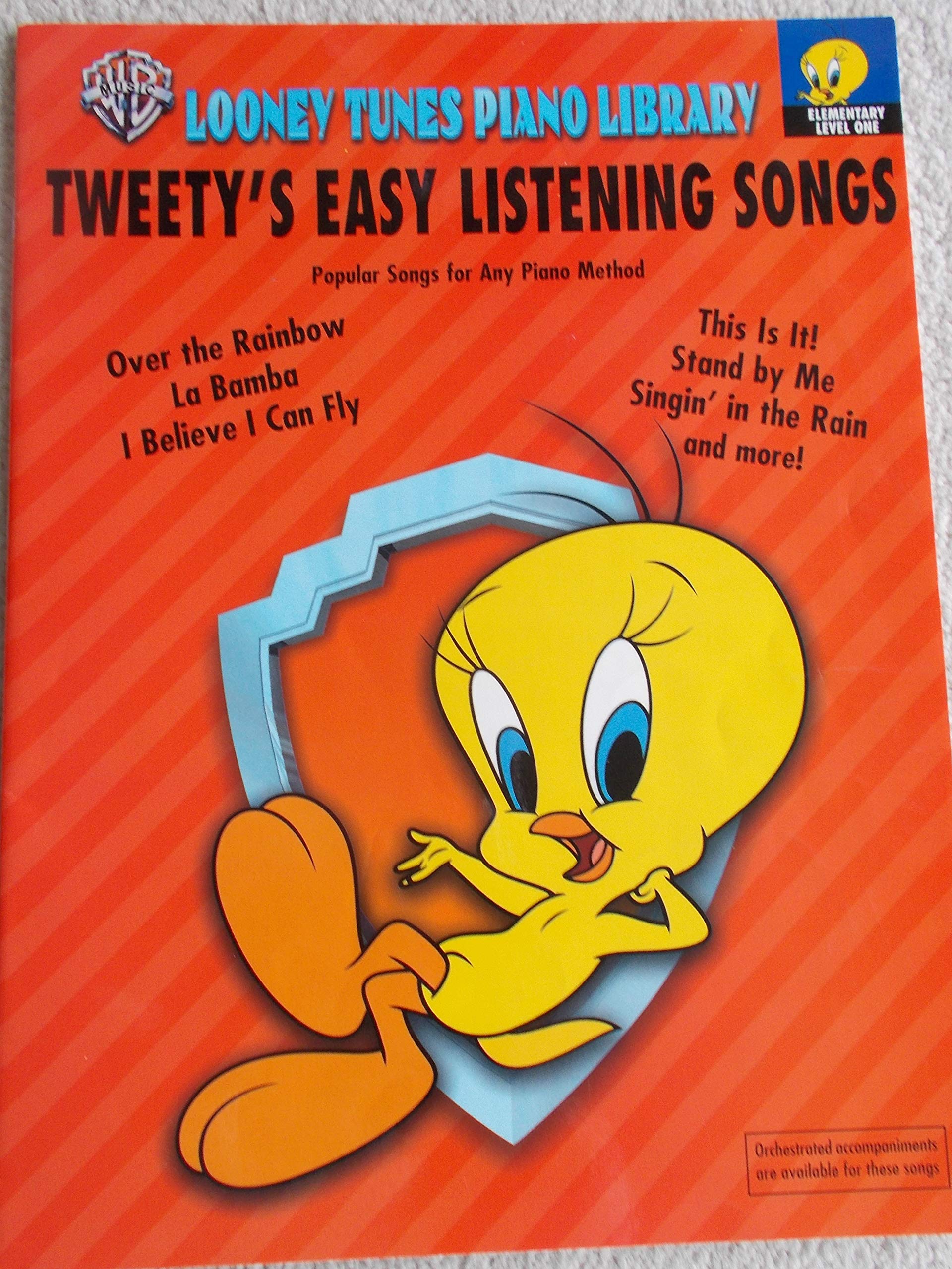 Looney Toons Piano Library: Tweety's Easy Listening Songs Arts & Music