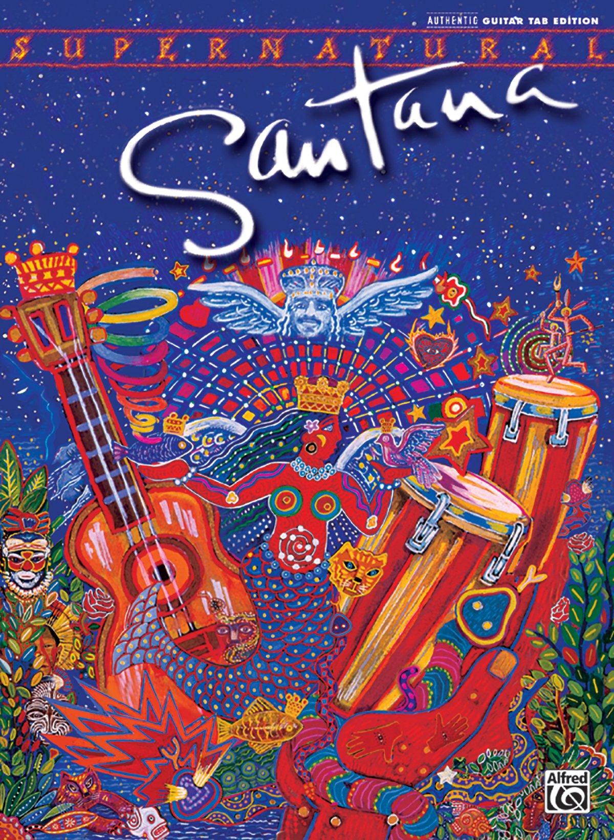 Santana: supernatural (tab) guitare book
