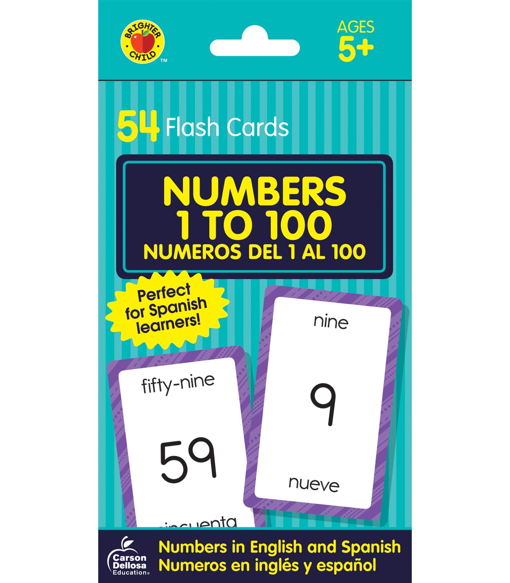 Numbers 1 to 100/numeros Del 1 Al 100: Flash Cards Non-fiction