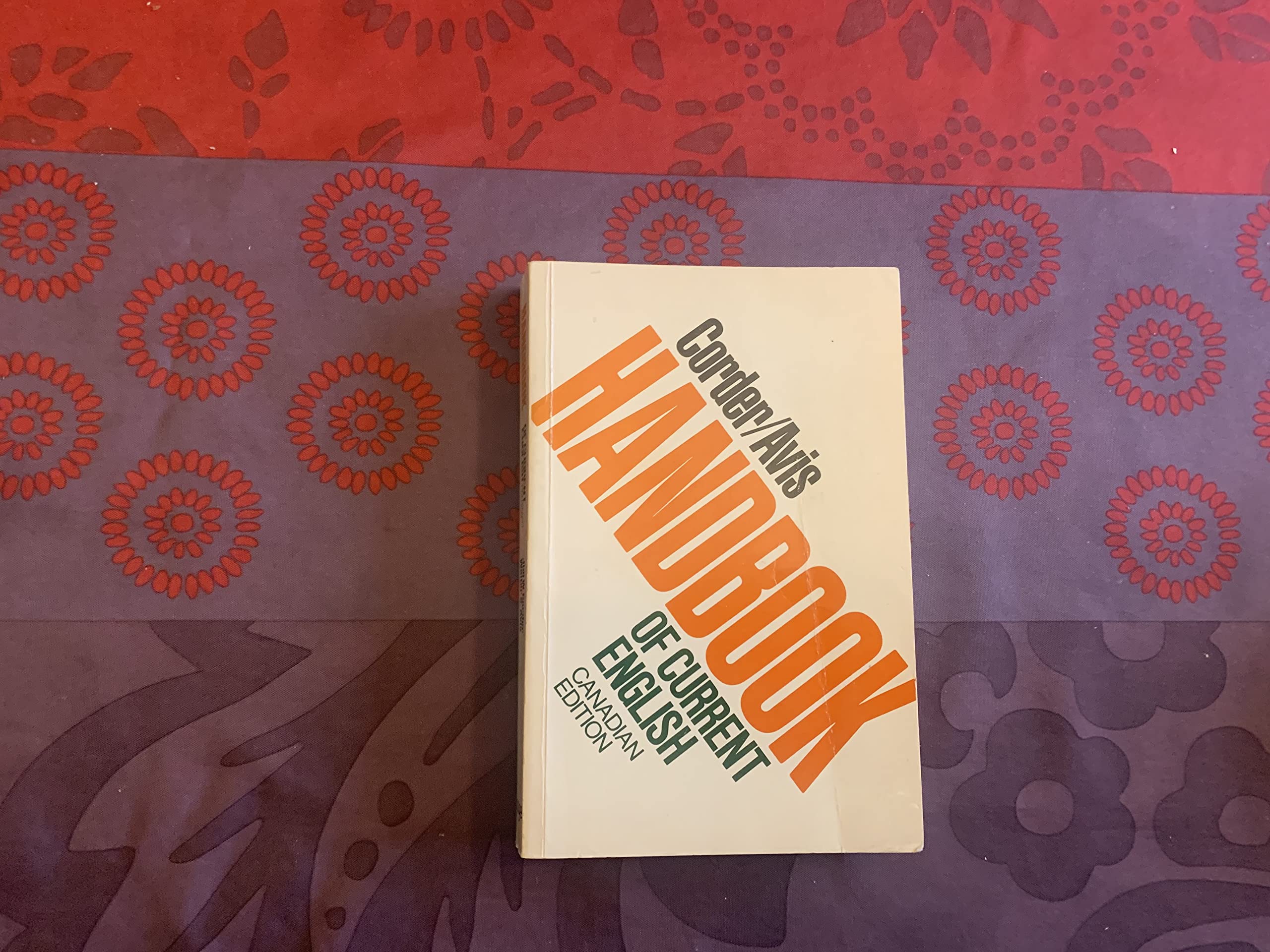 Handbook of Current English: Canadian Edition- Books