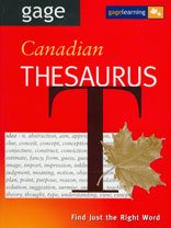 Gage Canadian Thesaurus Reference Books