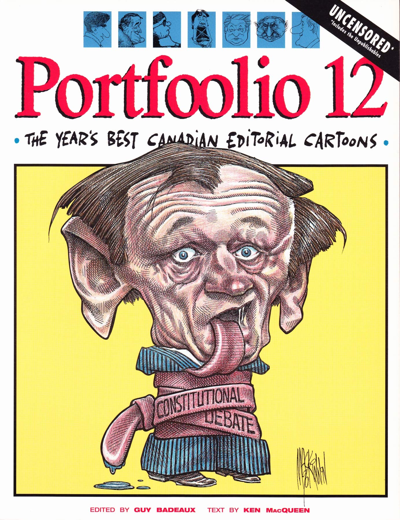 Portfoolio 12: The Year's Best Editorial Cartoons by Badeaux, Guy... Books