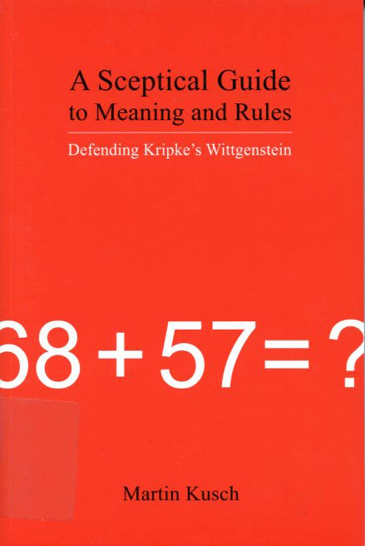 Product Image: A Sceptical Guide to Meaning and Rules