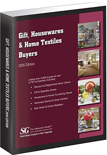 Gift, Housewares & Home Textiles Buyers 2016 Reference Books