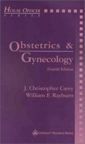 Obstetrics and Gynecology (House Officer Series) Medicine