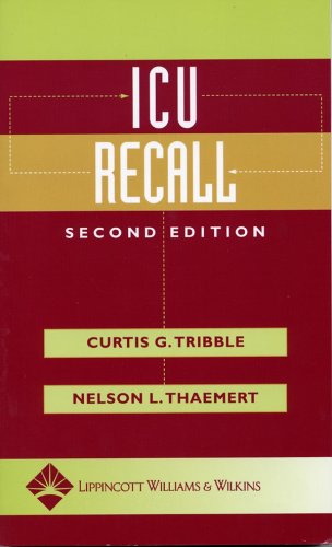 ICU Recall (Recall Series) Medicine