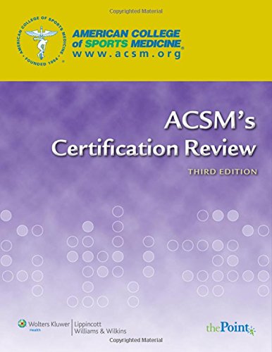 ACSM's Certification Review book