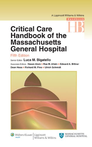 Critical Care Handbook of the Massachusetts General Hospital (Lippincott Williams and Wilkins Handbook Series) Medicine